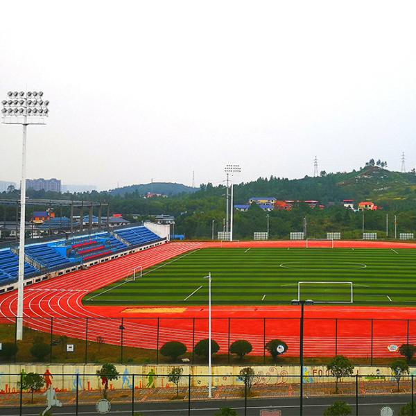 4.5mm Thickness Running Track Flooring Non Toxic Indoor Badminton Court Fadeless