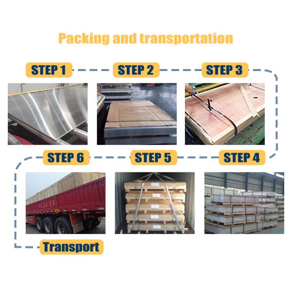 ASTM 201 304 316L Grade Stainless Steel Sheet Hot Rolled 5.8m 6m Length For Industry