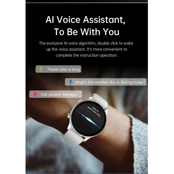 Ip68 Fashion Smart Watch With Bt Calling / Amoled Display