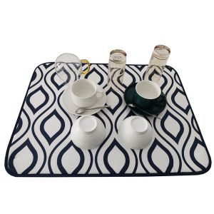 Buy cheap Glass Cloth Printing Microfiber Dish Drying Mat from wholesalers