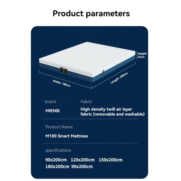 Hotel Smart Bed Mattress Adjustable Firmness Intelligent Mattress With Adjustable Firmness