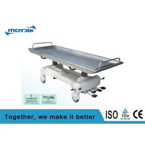Hydraulic Electric Patient Transfer Trolley Removable Stainless Steel Top