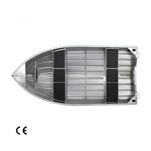 Cheap 350W Aluminum Fishing Personal Speed Boat 9.9 Hp Outboard Top Speed wholesale