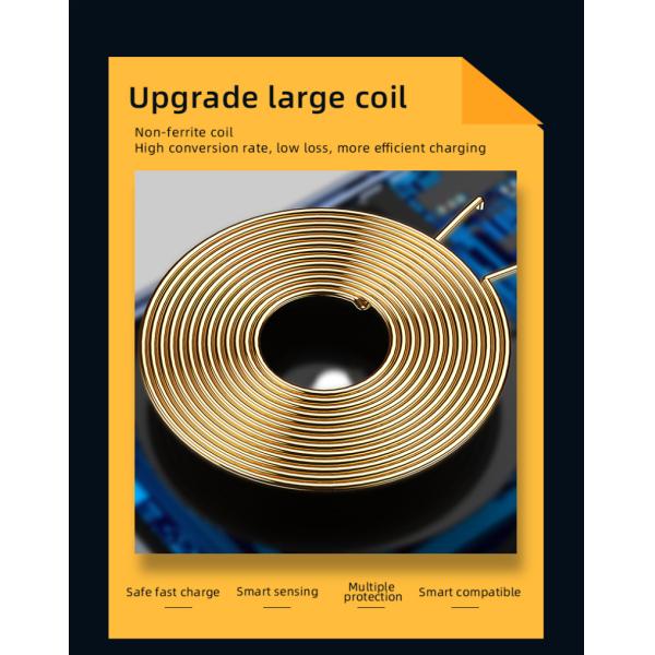 7.5W Fast Qi Wireless Charging Led Desk Lamp / 2700K Wireless Charging Pad Lamp