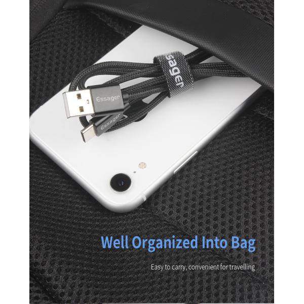 Essager Nylon Velcro Desk Cable Organizer