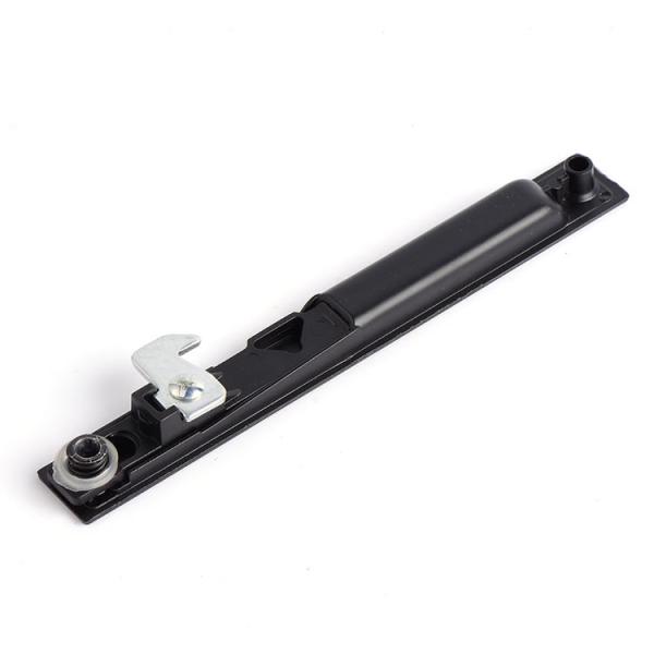 Black Aluminum Sliding Window Latch 182.5×22.5mm Size 66g Unit Weight