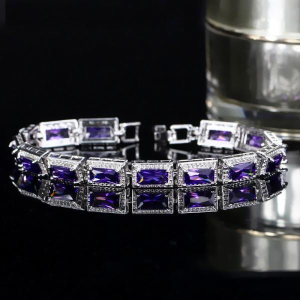 Women's Zircon rhinestone Bracelet high quality classic geometric nail design can open fashion accessories