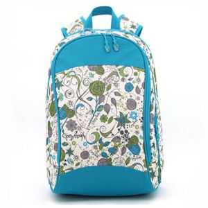 Cheap Zipper Floral Custom Logo Backpacks , Embroidered Book Bags For Teenage Girls wholesale