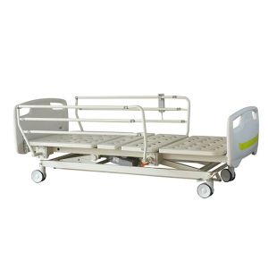 Wooden Anti Winding Homecare Hospital Bed With ABS Dinner Panel
