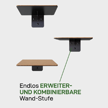 Black Powder Coated Cat Climbing Steps Wall Pet Furniture Sturdy Iron Cat Stairs