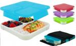FBT121602 for wholesales ultrathin lunch box with 3 divided box cooler box