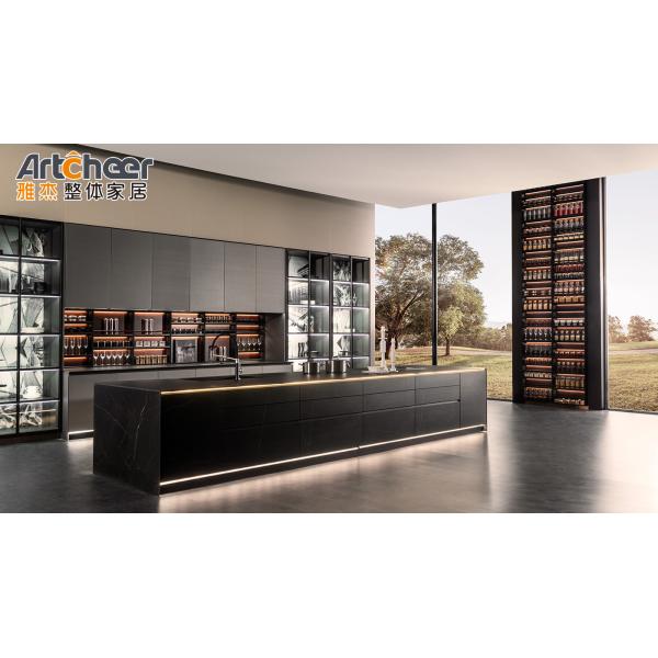 Modern Kitchen Cabinet Soft Close Hinges with Complete Sets Design in Cebu Philippines