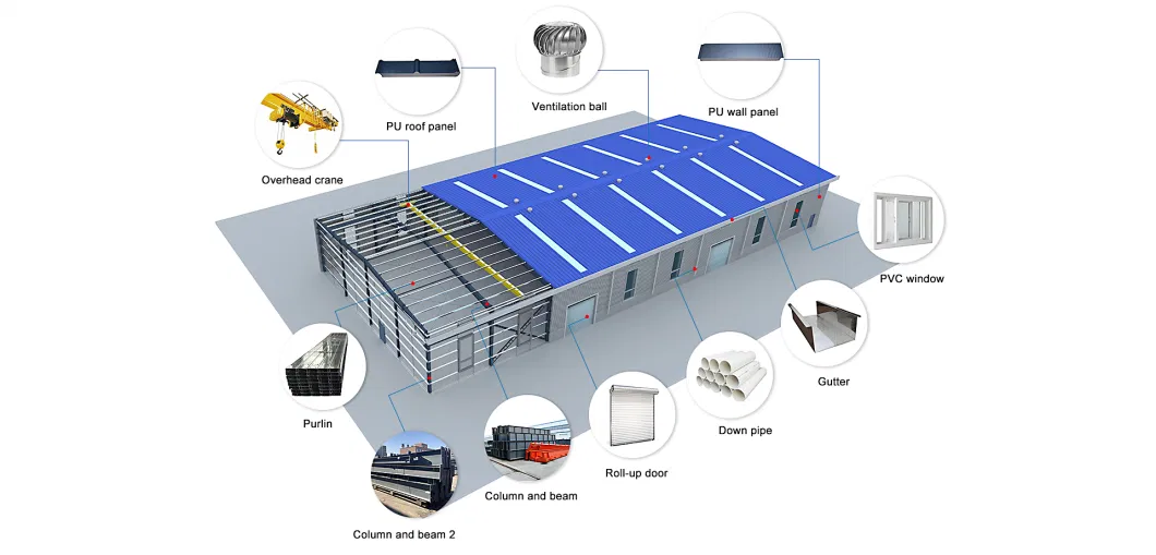 Layer Egg Chicken Cage/Poultry Farm House Design Egg Chicken House Design for Layers Metal Chicken House