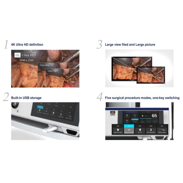 BTH-9210 UHD Medical 4K Endoscope Camera 7Inch Touch Screen