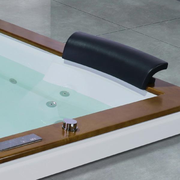 5' Side Skirt Massage Bathtub Waterfall Jacuzzi Tub For Bathroom 2 Person