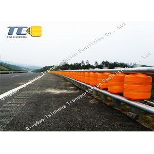 China Traffic Safety Roller Crash Barrier Rolling Barrier Environmental Friendly on sale