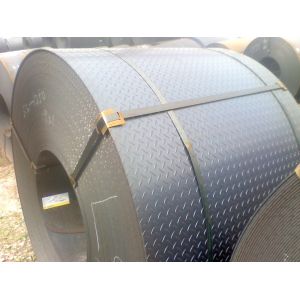 600mm-1500mm Hot Rolled Checkered Sheet Metal Coil JIS SS400