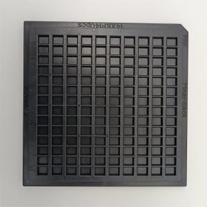 Cheap ABS Black 4 Inch Waffle Pack Tray Suitable For Micro IC Chips wholesale