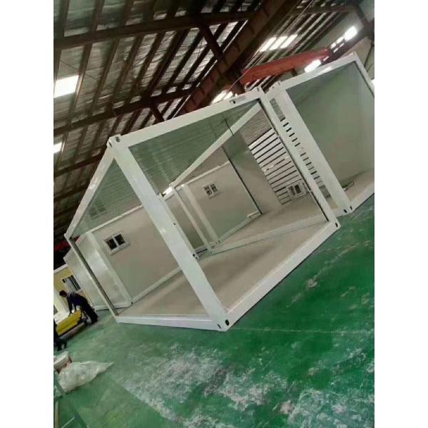 Prefab Folding Collapsible House Container High Heat Insulation For Office Building