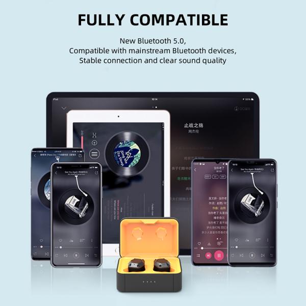 Stereo Wireless Bluetooth Earphones T15 Earbuds Comfortable Design For Running