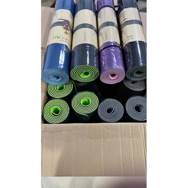 Home Non Slip Custom TPE Yoga Mat 6mm Sports Pilates Exercise Yoga Mat