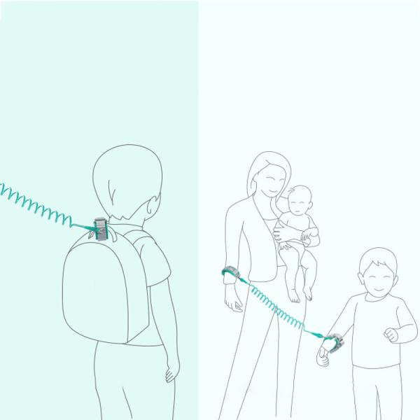 Wholesale Cheapest Child Safety Harness Leash Anti Lost Adjustable Wrist Link Traction Rope Wristband Belt Baby Kids