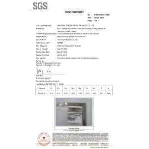 Jiangyin Tunxin Metal Products Co., Ltd. Certifications