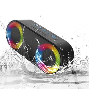 Cheap USB RGB Light Waterproof Bluetooth Speaker , Wireless Mini Speakers OEM wholesale