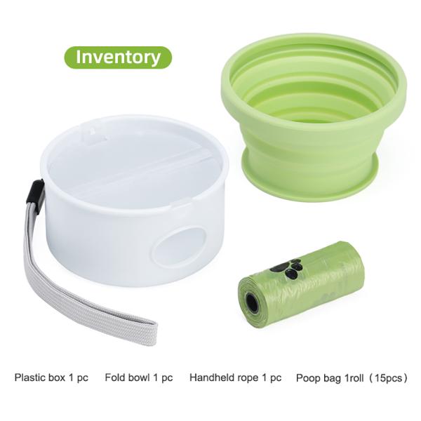 150ml Silicone Collapsible Dog Bowl OEM ODM Fold Up Dog Bowl Pet Feeder
