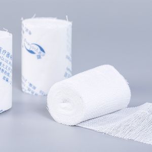 White Mesh 100% Cotton Absorbent Medical Sterile Cotton Gauze