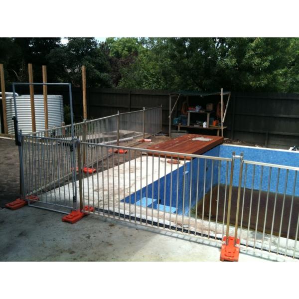 Kids Non Climbable Temporary Pool Fencing Pool Security Fence Weather Resistance