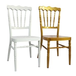 Cheap Gold Iron Banquet Chair Stackable for Outdoor Events 40x42x92cm wholesale