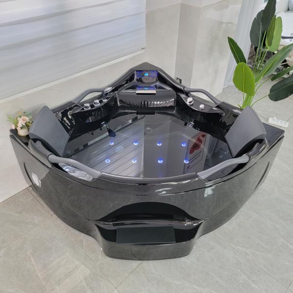 2 Person Shower Jacuzzi Bathtub Whirlpool And Bubble Modern Style