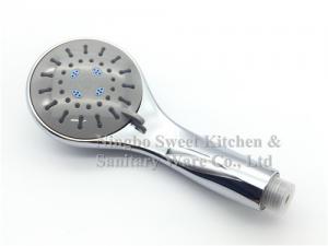Cheap ABS material chrome plating shower head hand shower set rain shower bathroom accessories wholesale