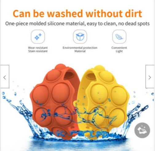 Quality Stress Relief Silicone Pop It Fidget Wristband For Kids for sale