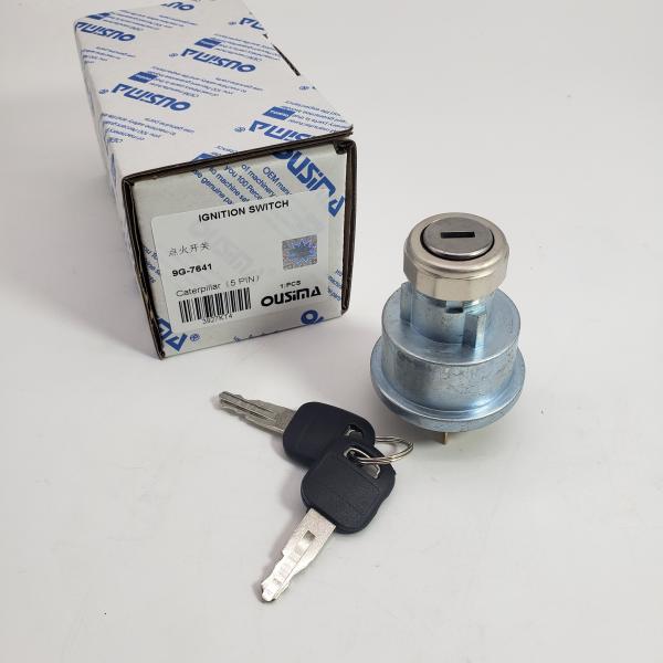 Excavator Ignition Switch 9G-7641/9G7641 Keys Fits For CAT 229 306 320 330 322 375