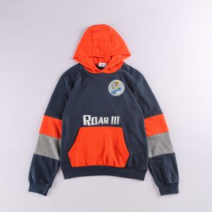 Kids Casual Pure Cotton Terry Cloth Hoodie For Autumn