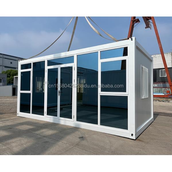 Galvanized Steel Square Tubes Main Structure Prefabricated Tiny Room Container House for Construction Site Warehouse Family