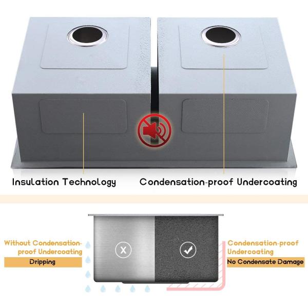 Factory Send Durable Stainless Steel Handmade Sink Topmount Pressed Drawn Vietnam China Sink