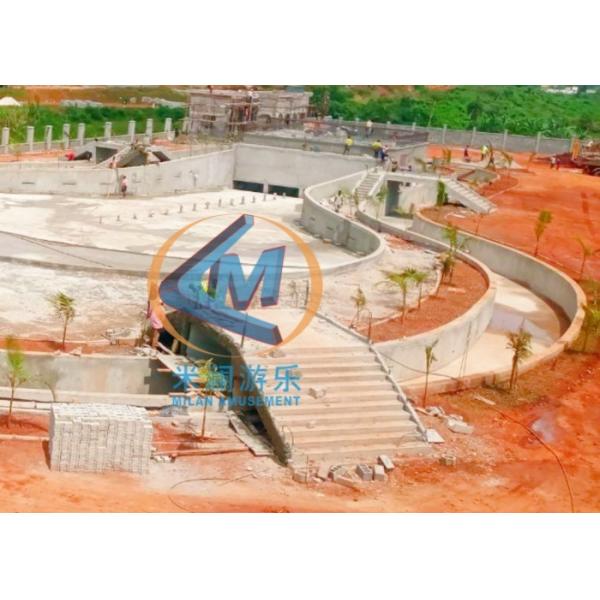 Theme Park Water Surfing Machine Central Control 1.8m Depth For Public