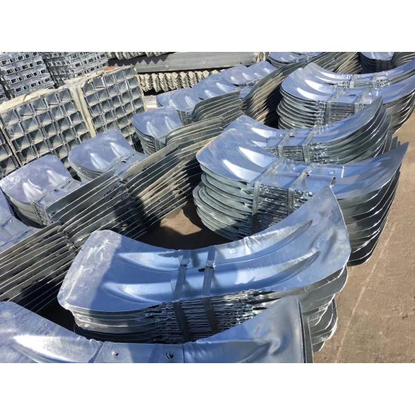 Q235 Q345 Galvanized Steel Highway Guardrail Fishtail End for Customized Projects