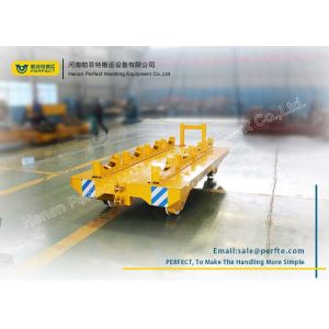 Metallurgy Interbay Rail Transfer Cart Towed Heavy Duty Handling Equipment