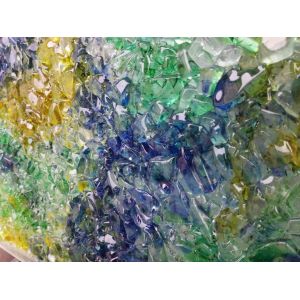 Cheap Home Hotel 2mm 6x8 Fused Glass Window Panels wholesale