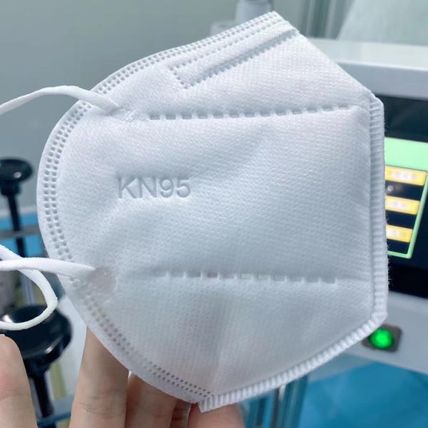 Folding N95 Particulate Filter Mask , PM2.5 Dust Protective Disposable Surgical Masks