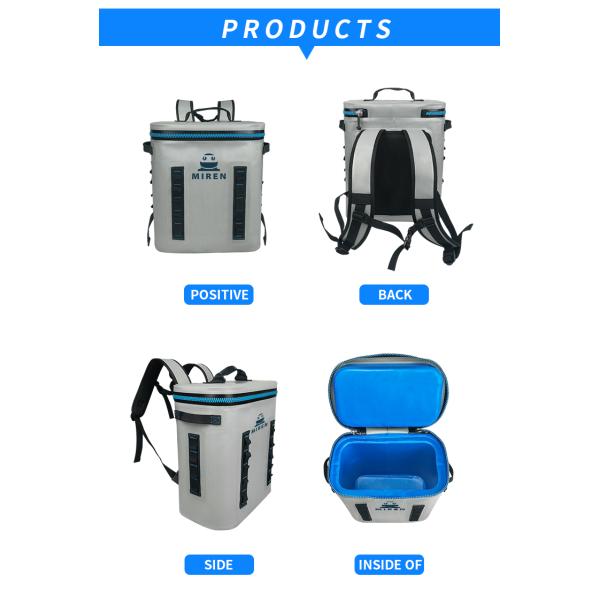 Hot Pressing Soft Cooler Backpack Eco Friendly For Picnic Camping