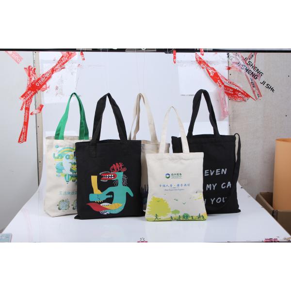 2017 Promotional Custom Printed Eco 100% Canvas White Recycle Cotton Bag Tote Bag With Logo