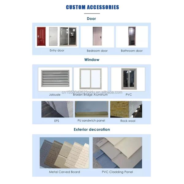 Quick Assembly Portable Flat Pack Container House for Modern Office Beach House and Construction Engineering Camps