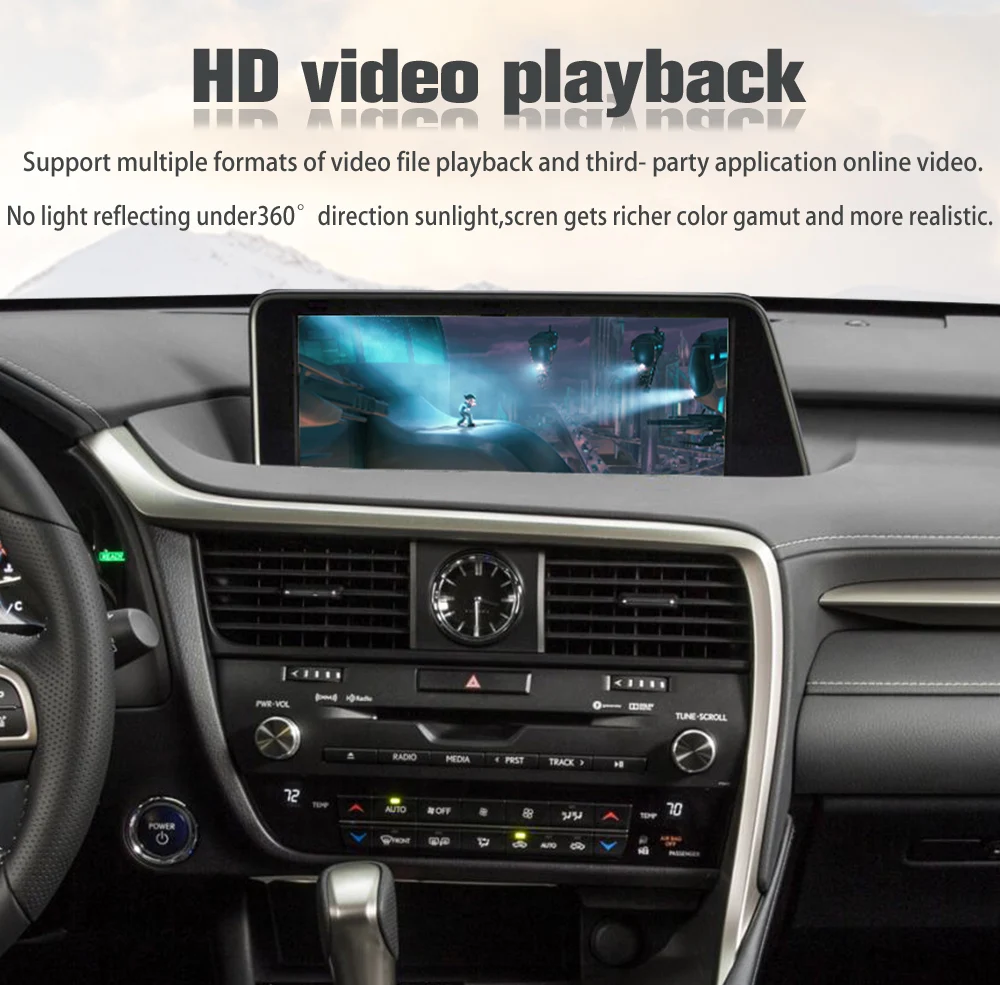 2016-2019 Lexus Aftermarket Stereo Radio System For RX RX200 RX350 RX450 WIFI 4G