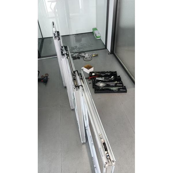 Kitchen Glass Aluminum Alloy Sliding Door Customizable Surface Finished