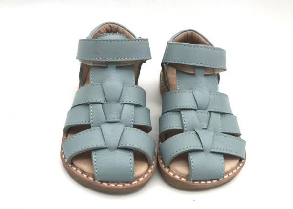 Quality Soft Kids Shoes Girls Leather Sandals Closed Toe Summer Shoes Size EU 21-30 for sale
